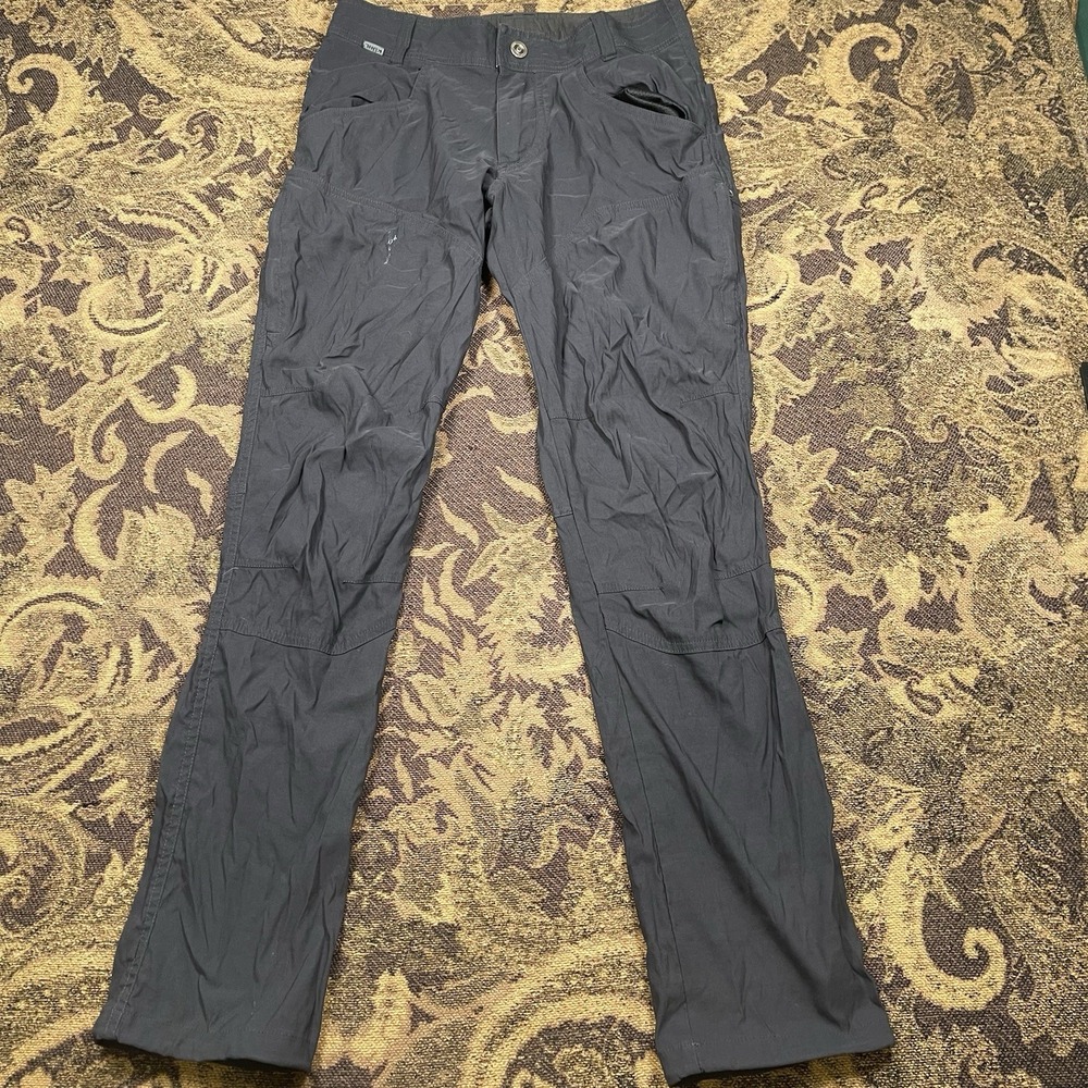 KÜHL Outdoor Hiking Black Cargo Pants Mens Size 30x32